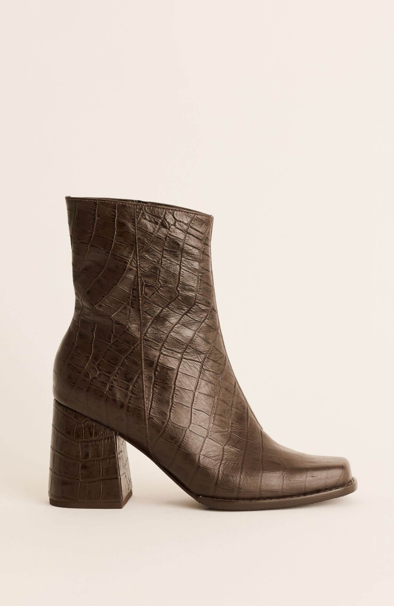 RUWAY CROCO MARRON CHOCOLATE