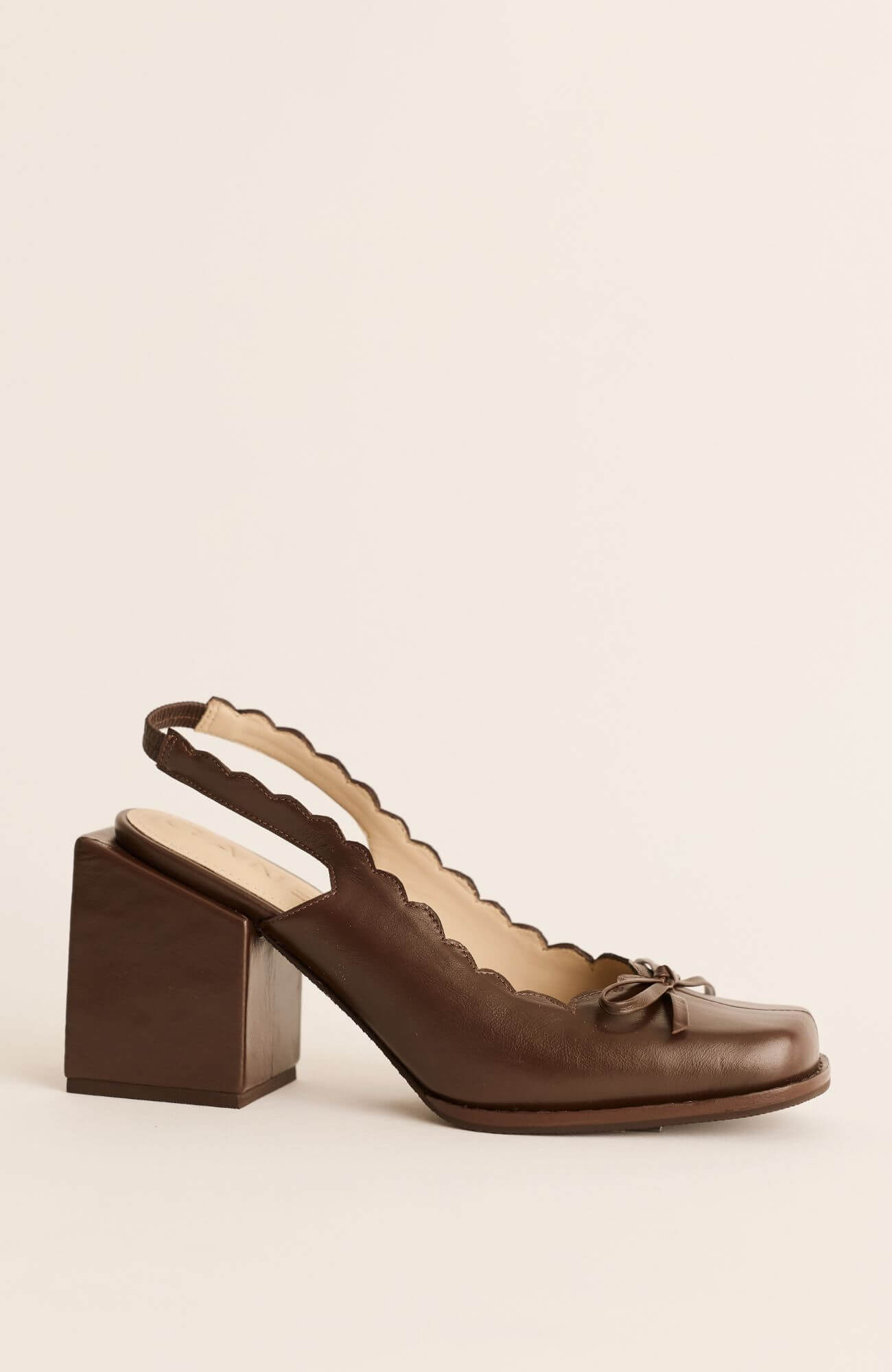 SLINGBACK MARQUESA MARRON