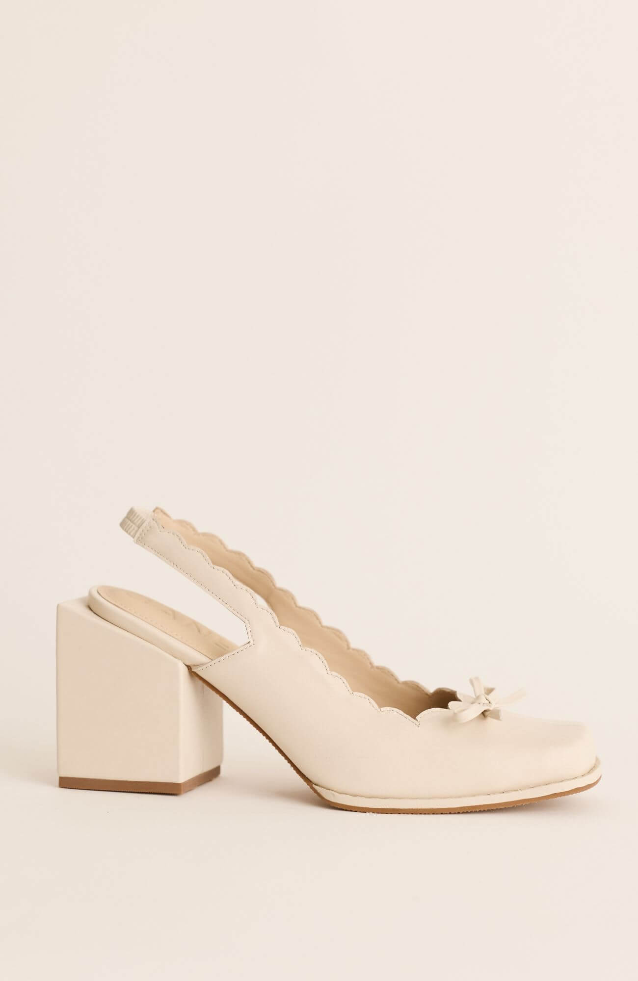 SLINGBACK MARQUESA CREMMA